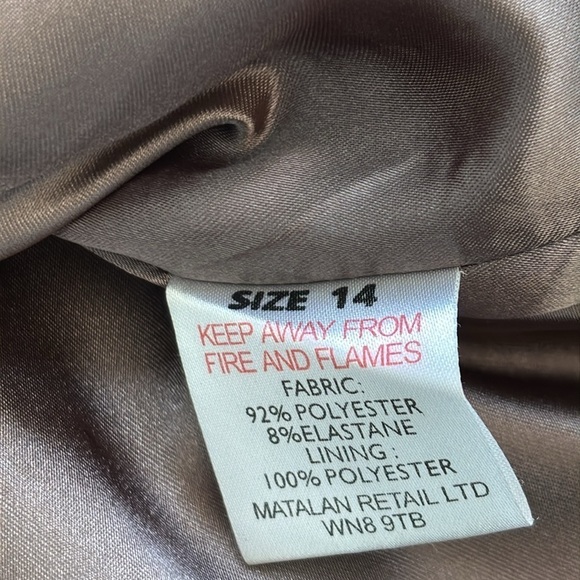 Papaya Belted Chocolate Brown Jacket Blazer Size UK 14 US Med - Picture 6 of 15
